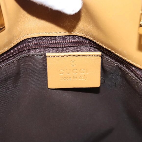 GUCCI Hand Bag Nylon Brown 002 9099 Auth ti2976 - Picture 13 of 16